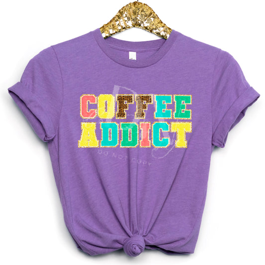 Coffee Addict DTF Transfer