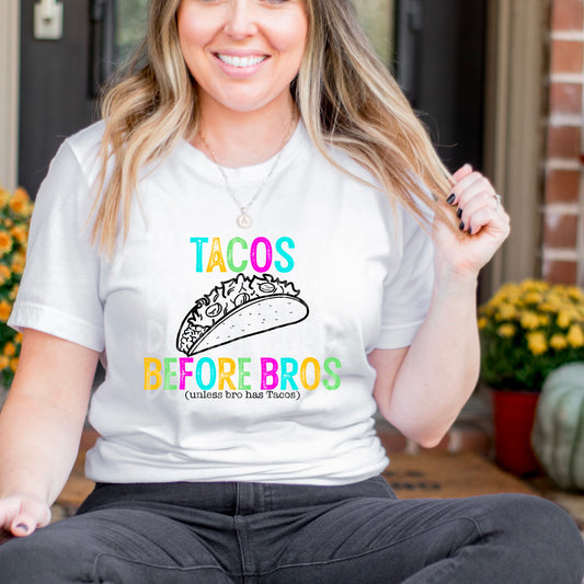 Tacos Before Bros DTF Transfer