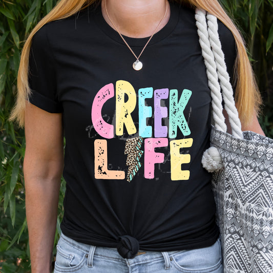 Creek Life Bolt DTF Transfer