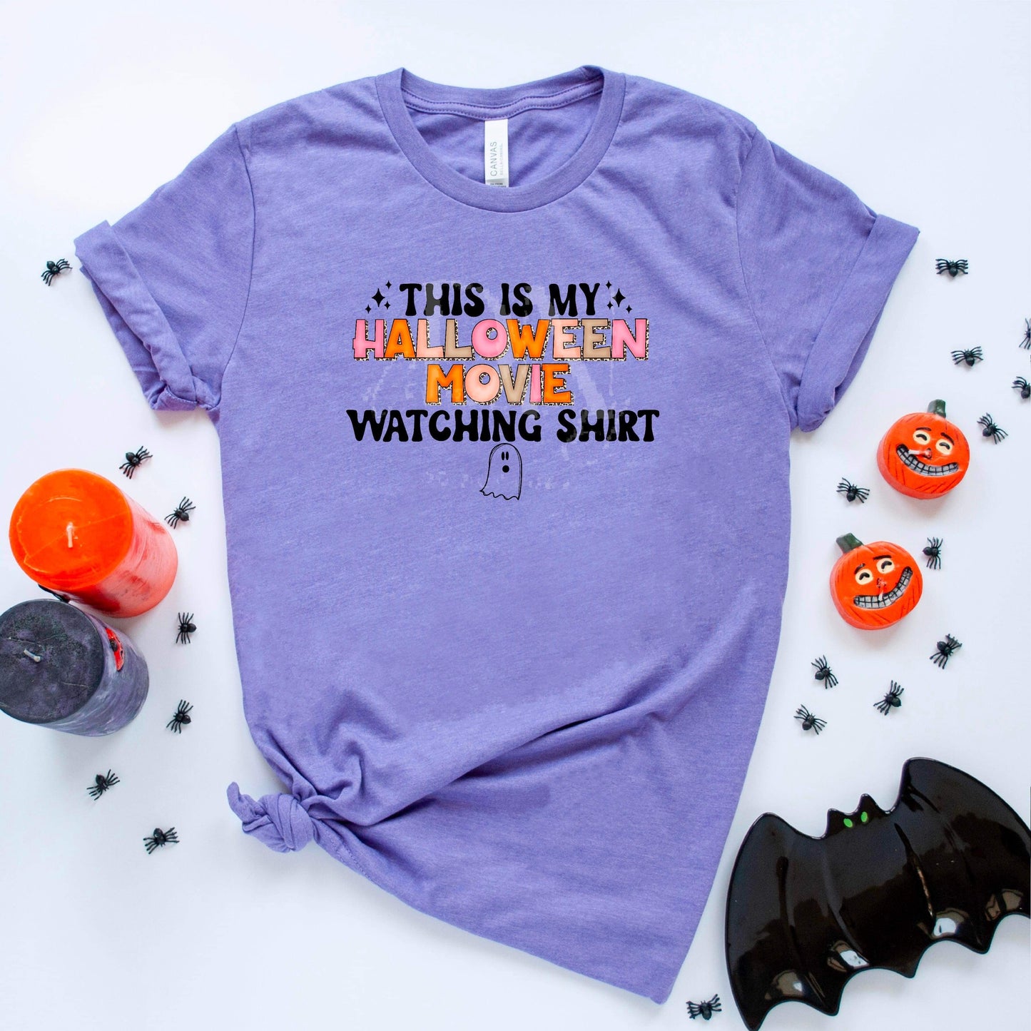 This is My Halloween Movie Watching Shirt DTF Transfer