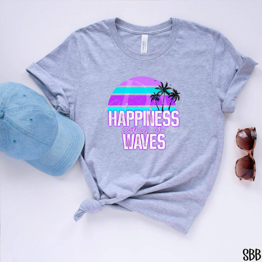 Happiness comes in Waves DTF Transfer